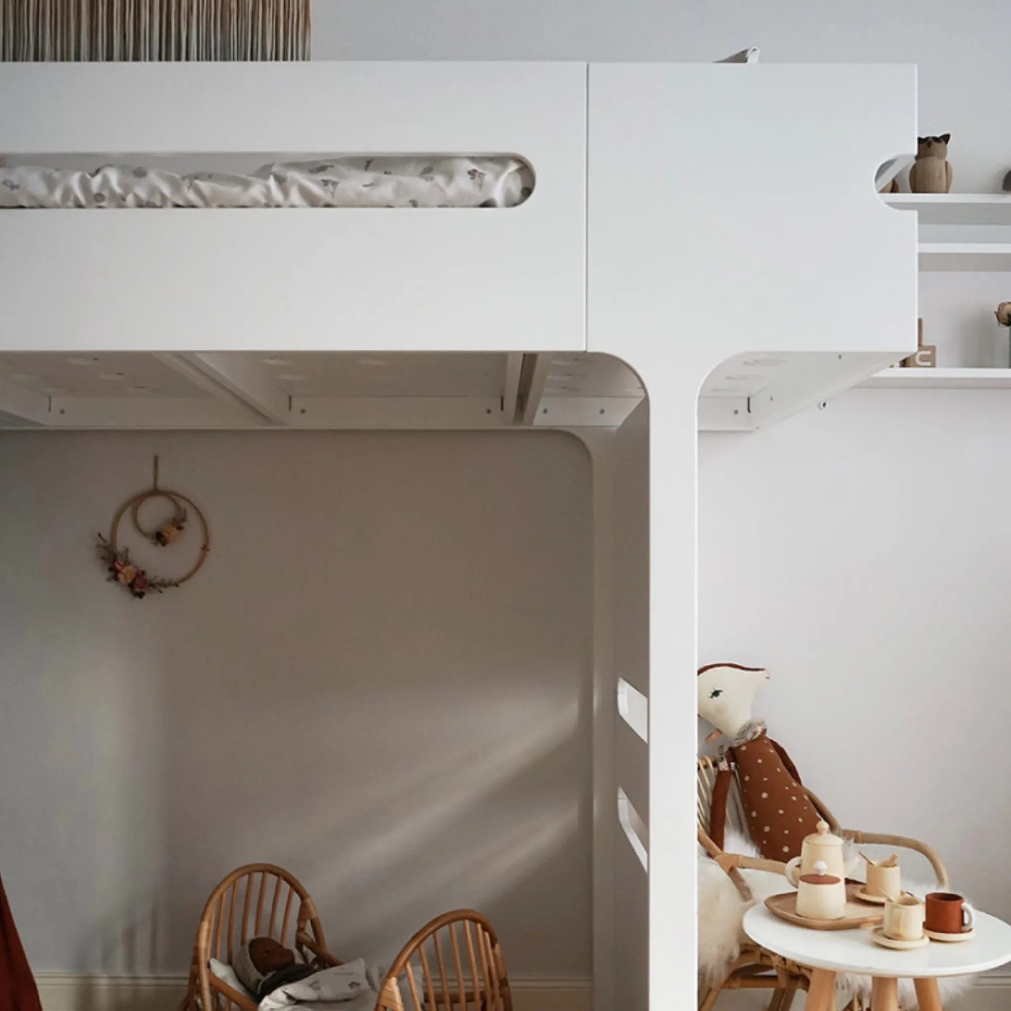 Rafa Kids F Bunk Bed - White
