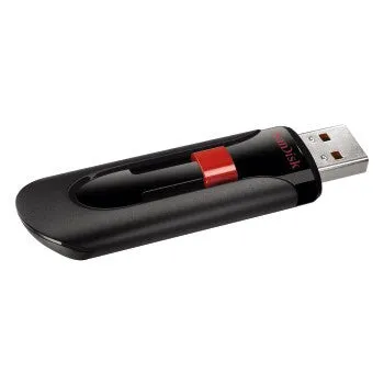 SanDisk Cruzer Glide USB flash drive 128 GB USB Type-A 2.0 Black, Red