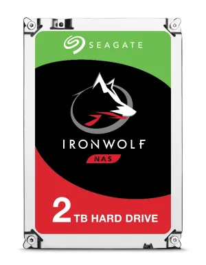Seagate IronWolf ST2000VN004 internal hard drive 2 TB 5900 RPM 64 MB 3.5" Serial ATA III