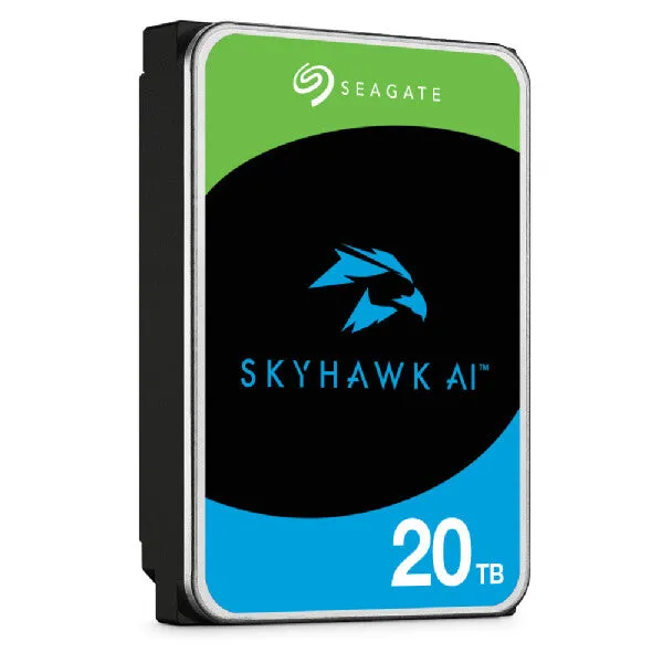 Seagate SkyHawk AI 20 TB internal hard drive 7200 RPM 256 MB 3.5" Serial ATA III