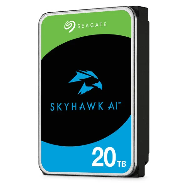 Seagate SkyHawk AI 20 TB internal hard drive 7200 RPM 256 MB 3.5" Serial ATA III