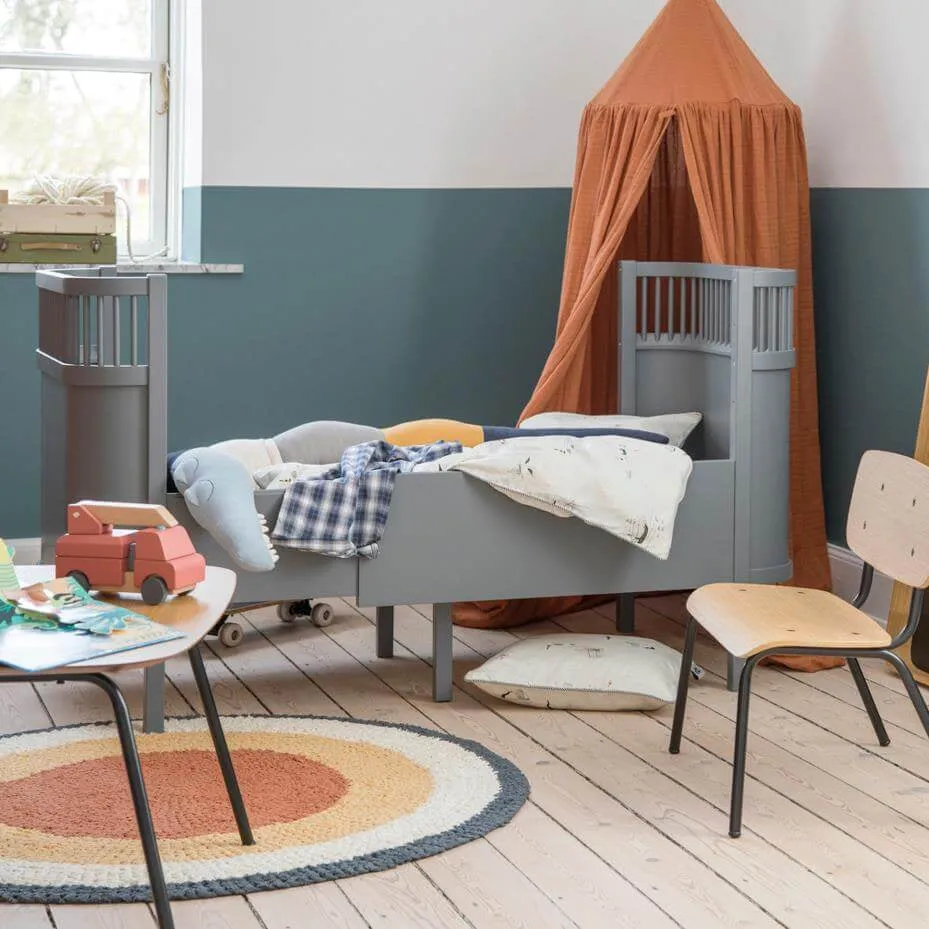 Sebra Cot Bed Baby & Jr. - Classic Grey