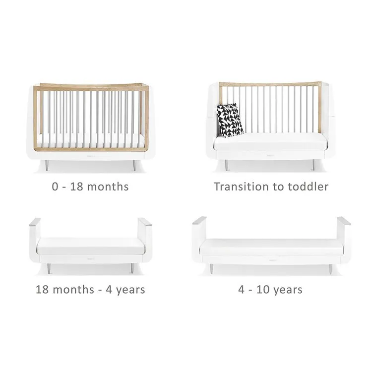 Snuz Skandi 3 Piece Nursery Furniture Set - Grey