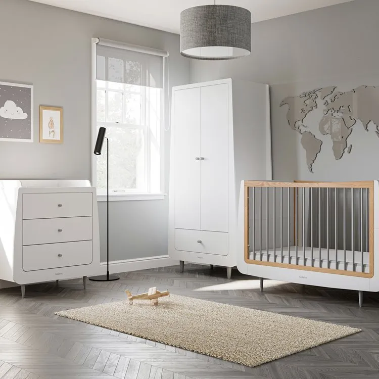 Snuz Skandi 3 Piece Nursery Furniture Set - Grey