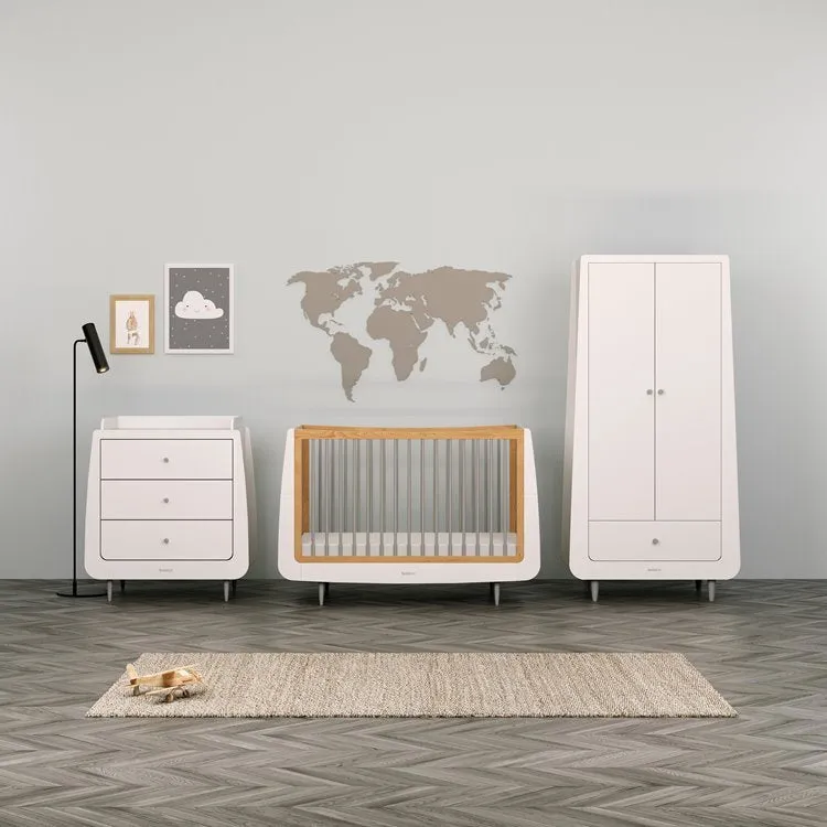 Snuz Skandi 3 Piece Nursery Furniture Set - Grey