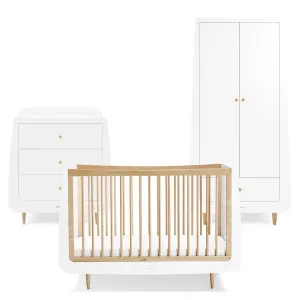 Snuz Skandi 3 Piece Nursery Furniture Set - Natural