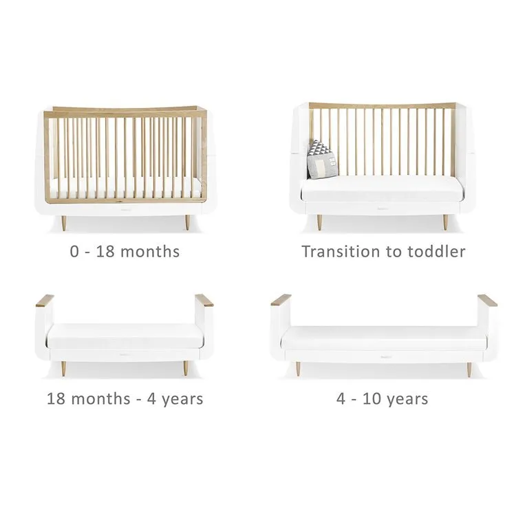 Snuz Skandi 3 Piece Nursery Furniture Set - Natural