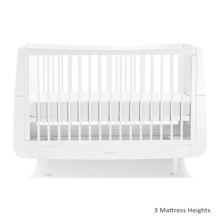 Snuz Skandi 3 Piece Nursery Furniture Set - White