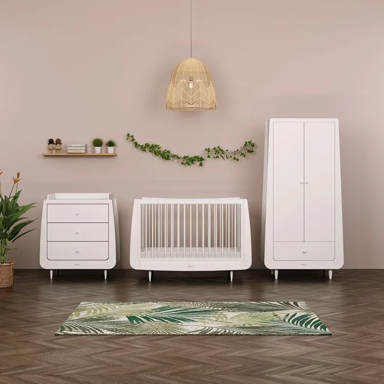Snuz Skandi 3 Piece Nursery Furniture Set - White