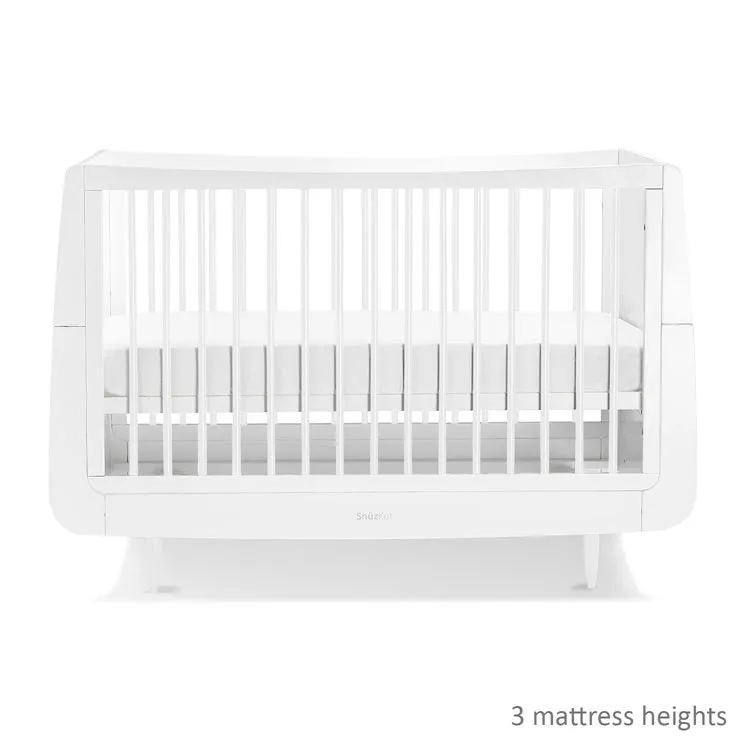 SnuzKot Skandi 2 Piece Nursery Furniture Set - White