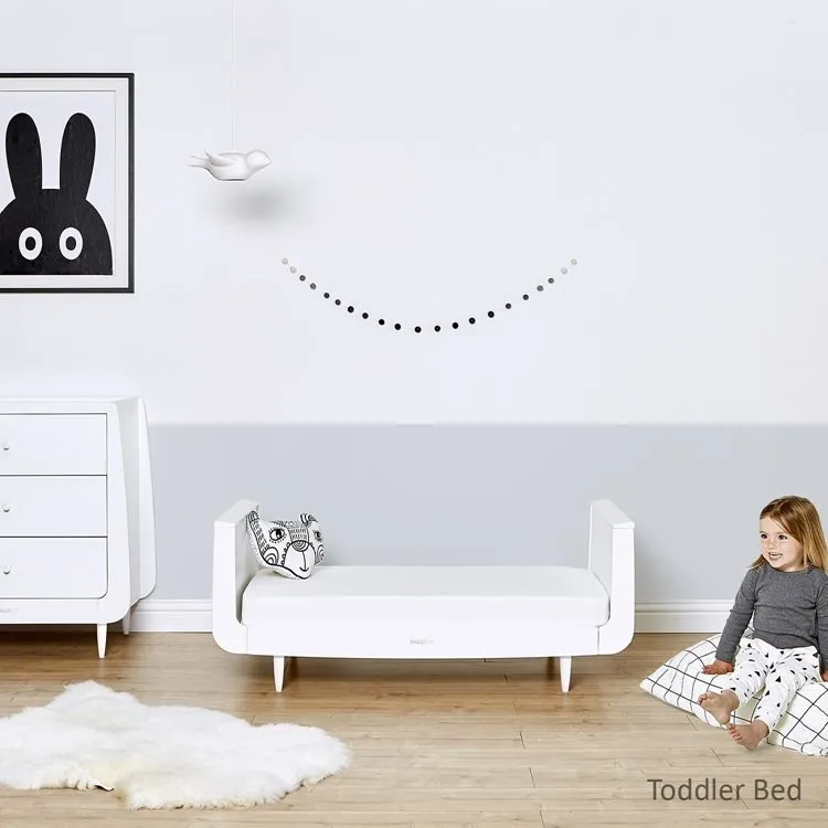SnuzKot Skandi 2 Piece Nursery Furniture Set - White