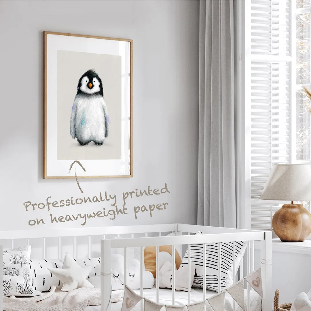 Tigercub Prints - Baby Penguin Nursery Print