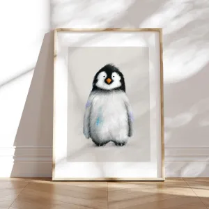 Tigercub Prints - Baby Penguin Nursery Print