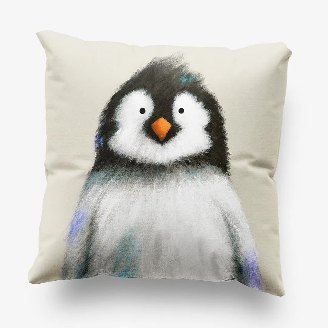 Tigercub Prints Nursery Cushion Cover - Baby Penguin