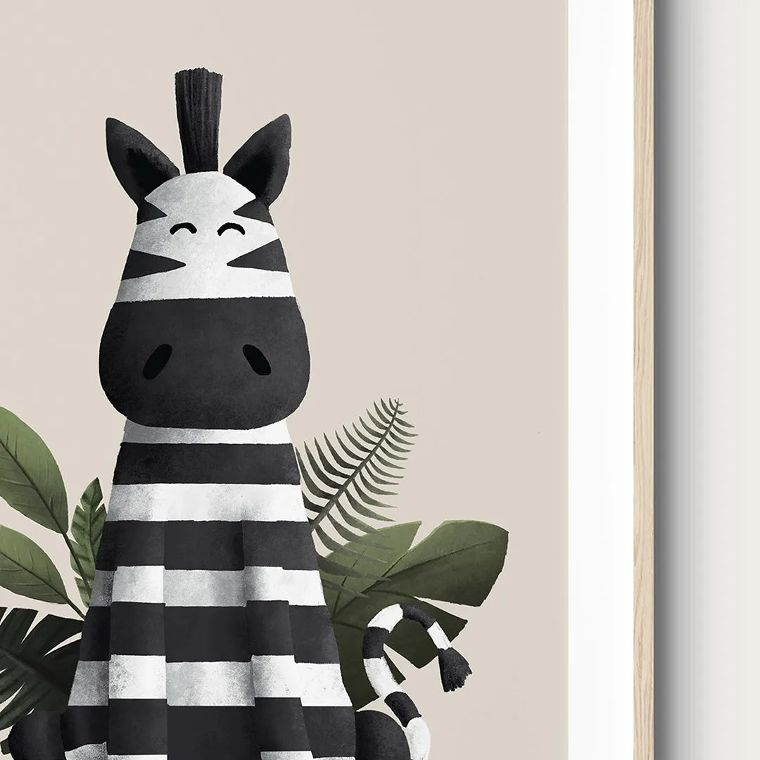 Tigercub Prints - Scandi Safari Animals Nursery Prints Set Of 4