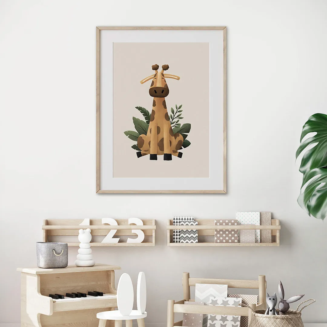 Tigercub Prints - Scandi Safari Nursery Prints Set Of 3
