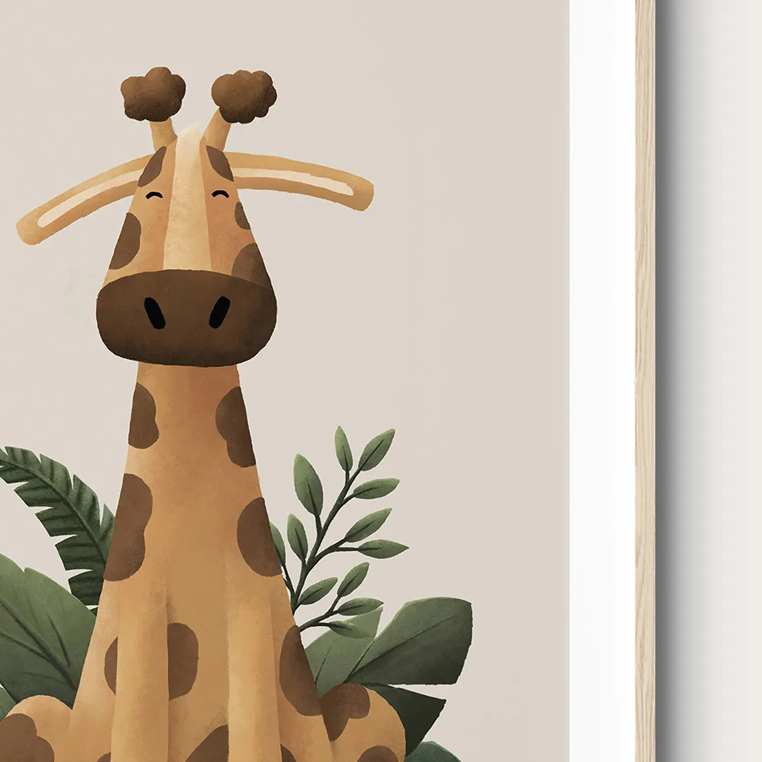 Tigercub Prints - Scandi Safari Nursery Prints Set Of 3