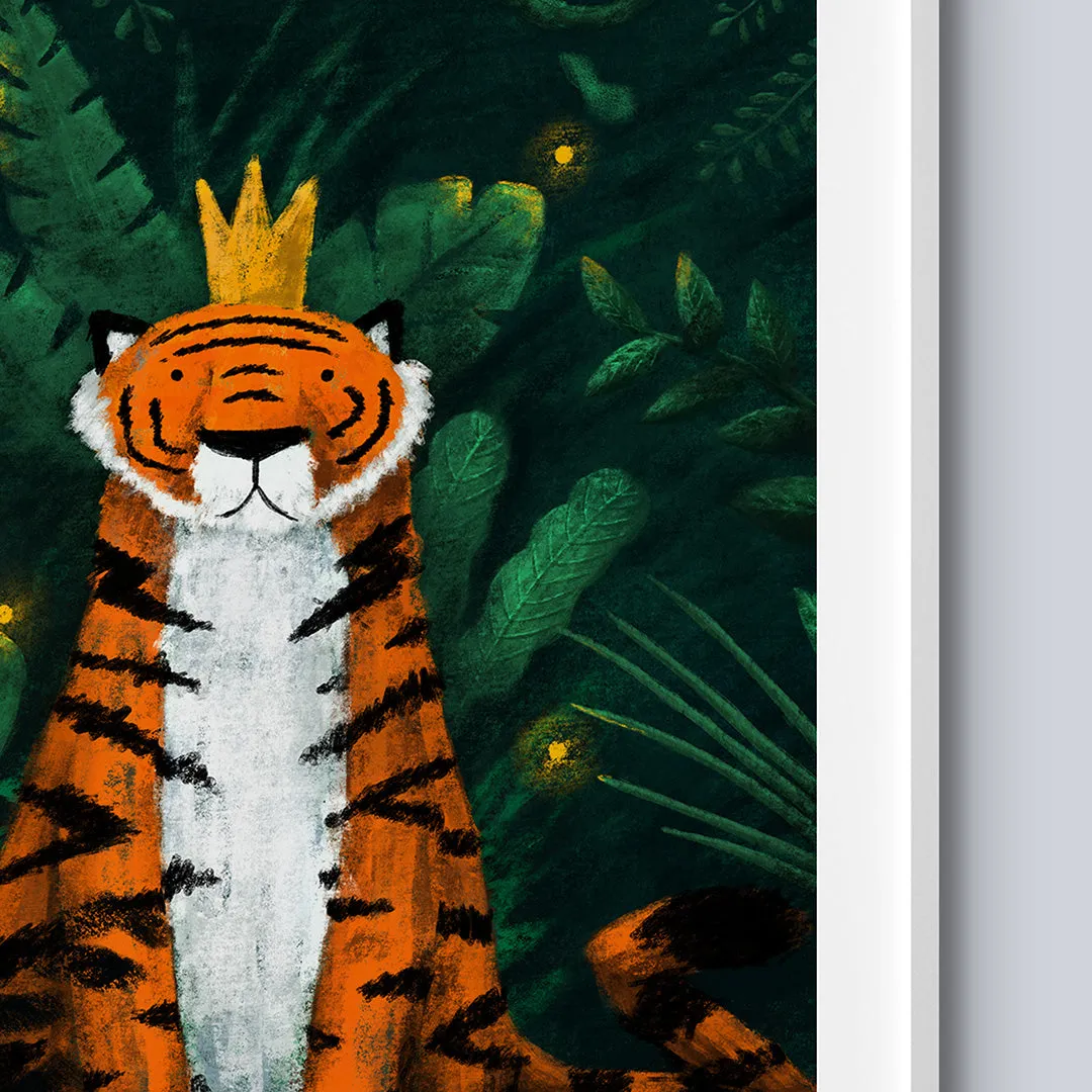 Tigercub Prints Sloth & Tiger Set of Two Jungle Nursery Prints