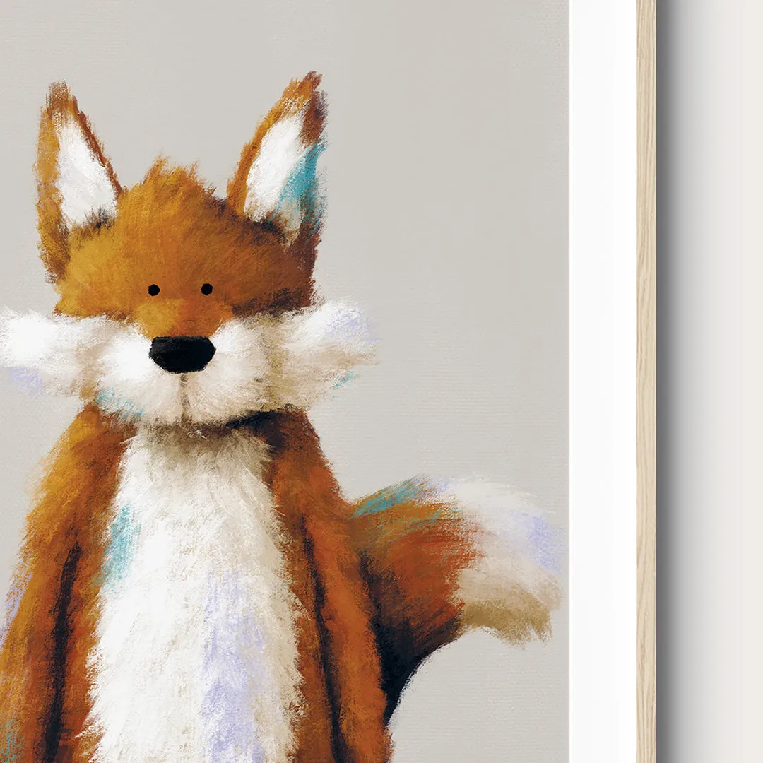 Tigercub Prints - Woodland Animals Nursery Prints Set Of 3
