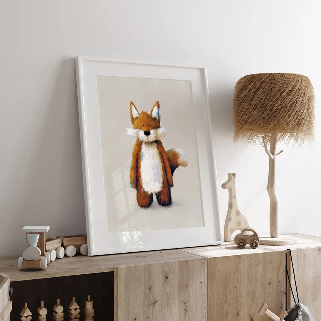 Tigercub Prints - Woodland Animals Nursery Prints Set Of 3