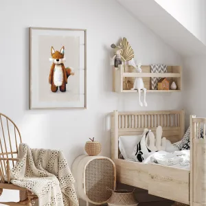 Tigercub Prints - Woodland Fox Childrens Nursery Print