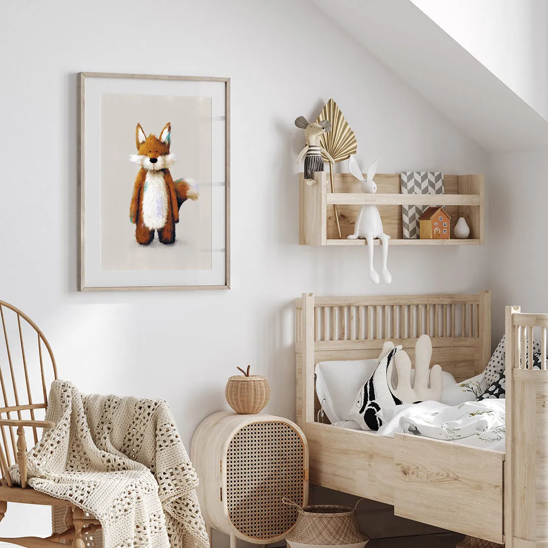Tigercub Prints - Woodland Fox Childrens Nursery Print
