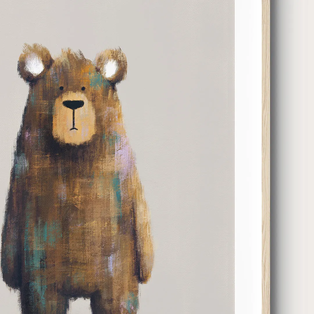 Tigercub Prints - Woodland Set of 4 Nursery Prints (Neutral)