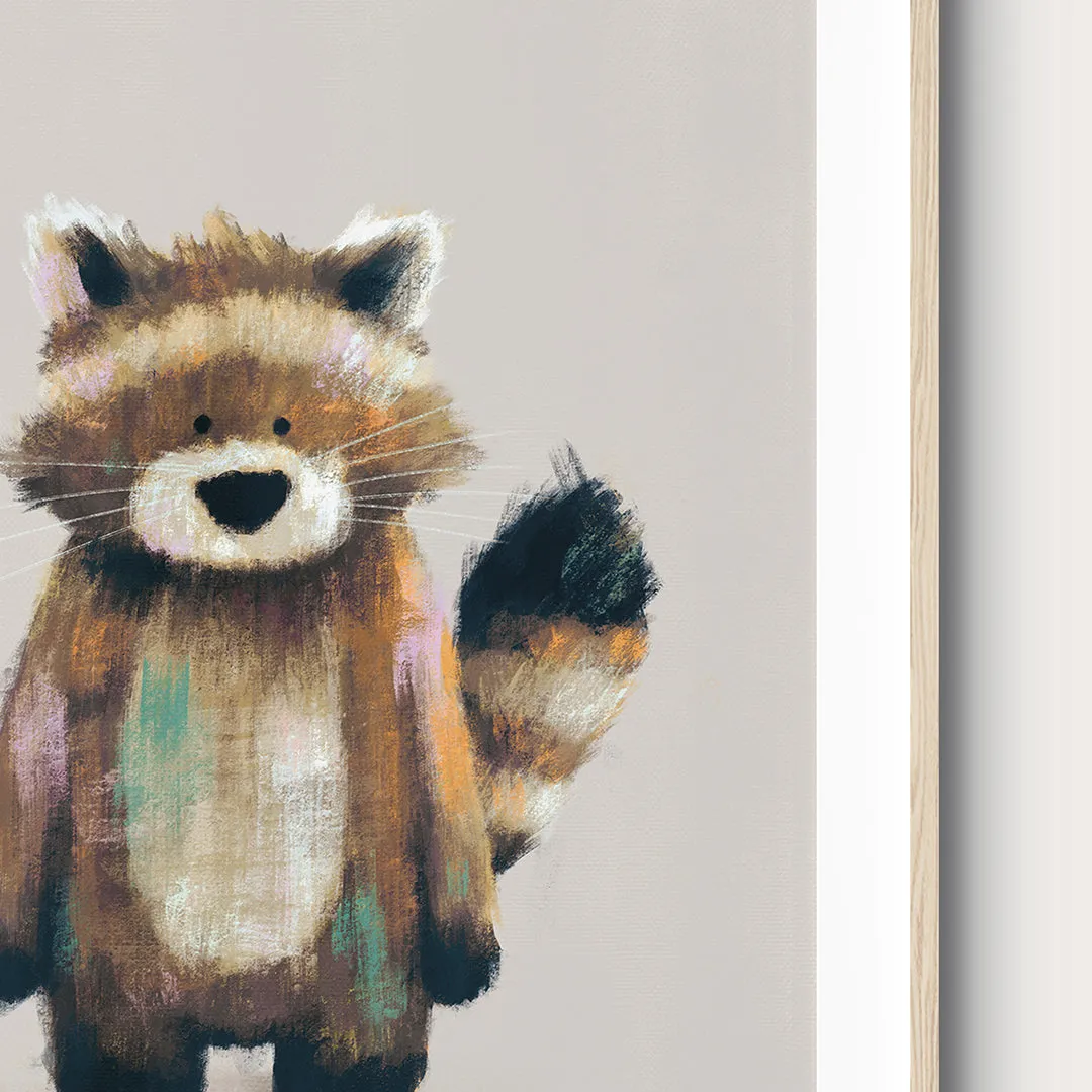 Tigercub Prints - Woodland Set of 4 Nursery Prints (Neutral)