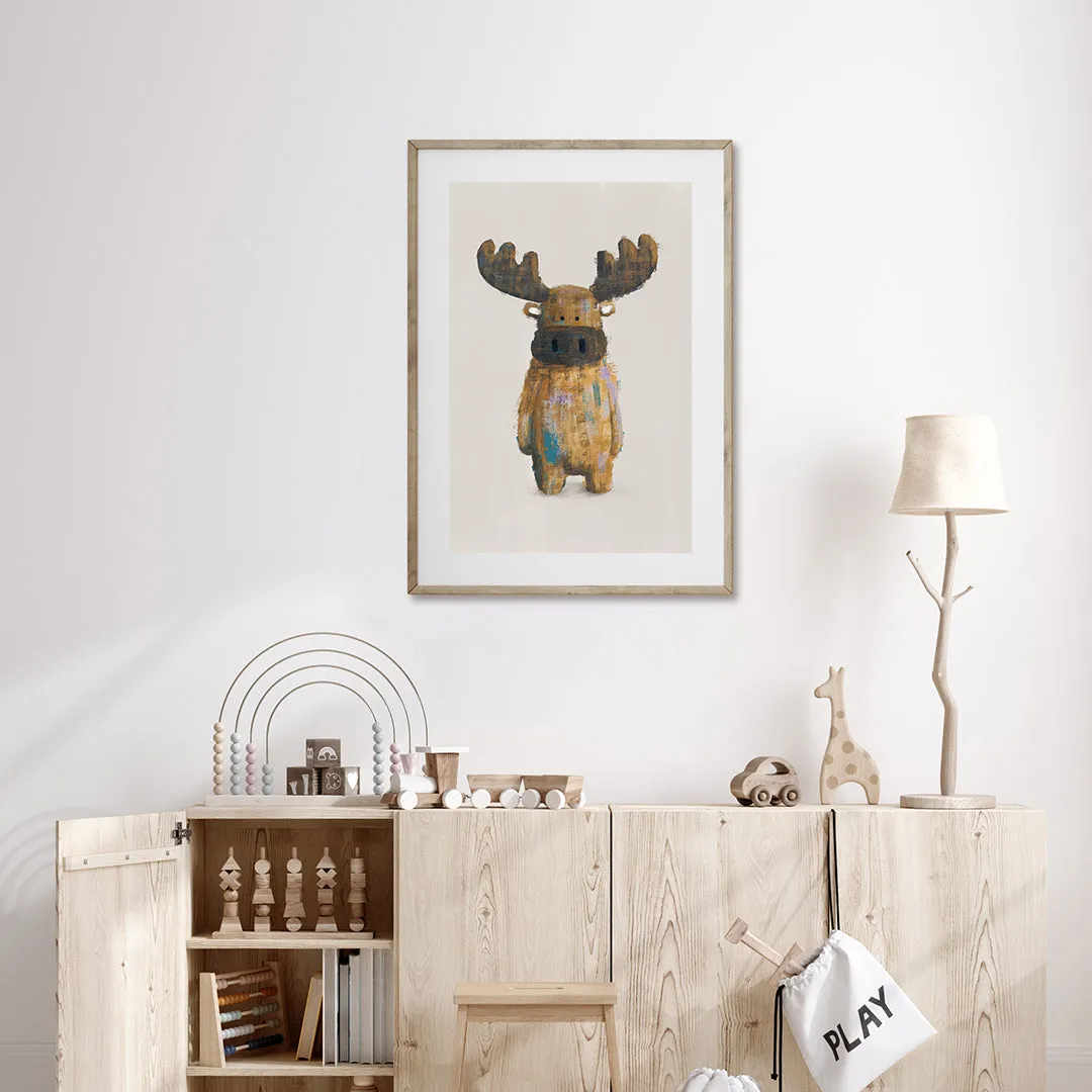 Tigercub Prints - Woodland Set of 4 Nursery Prints (Neutral)
