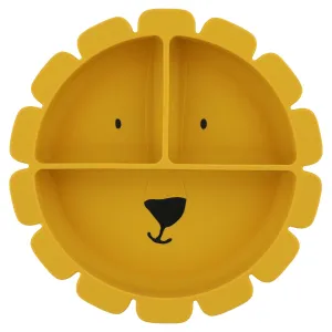 Trixie Silicone Divided Suction Plate - Mr. Lion