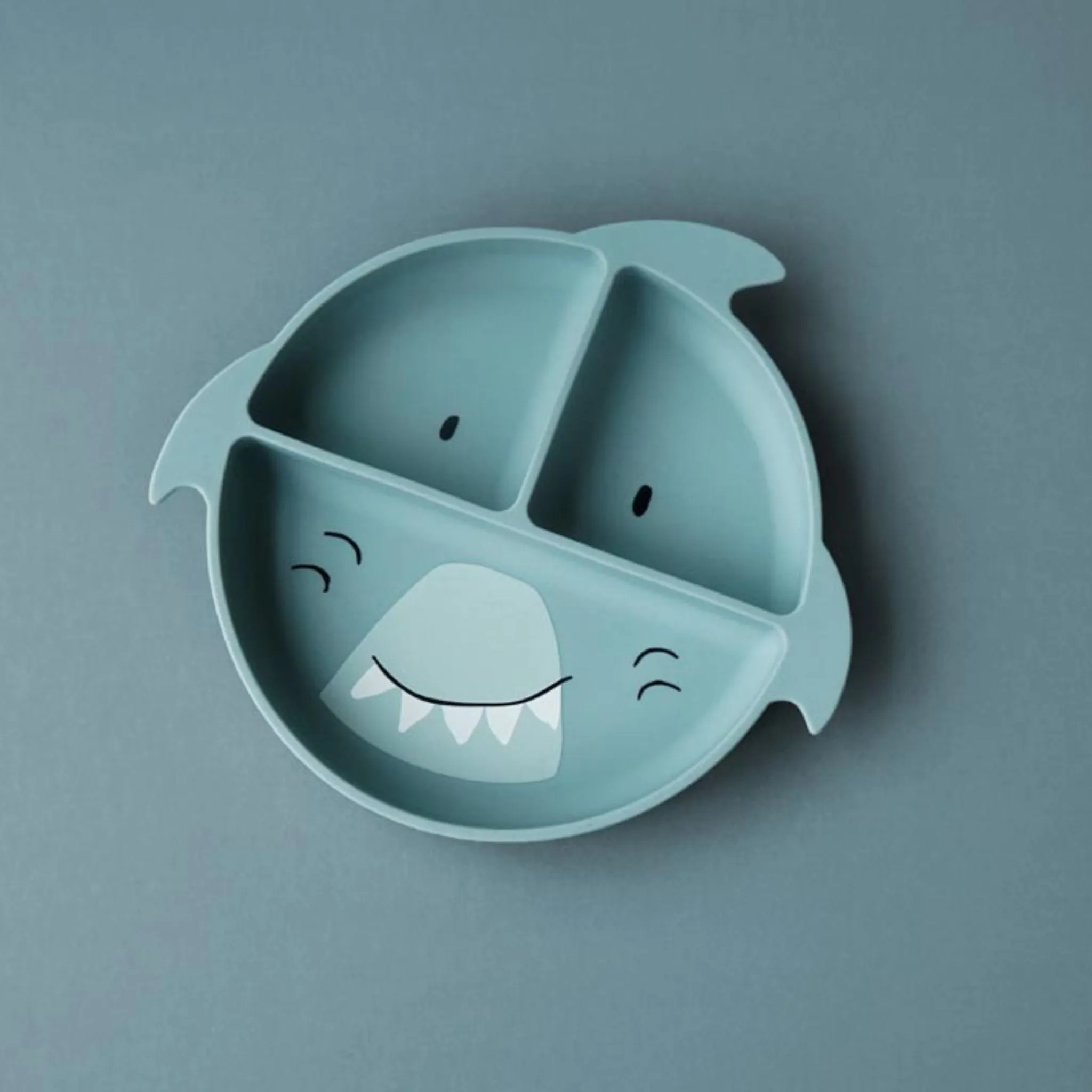 Trixie Silicone Divided Suction Plate - Mr. Shark