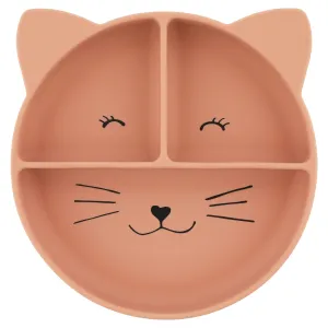 Trixie Silicone Divided Suction Plate - Mrs. Cat