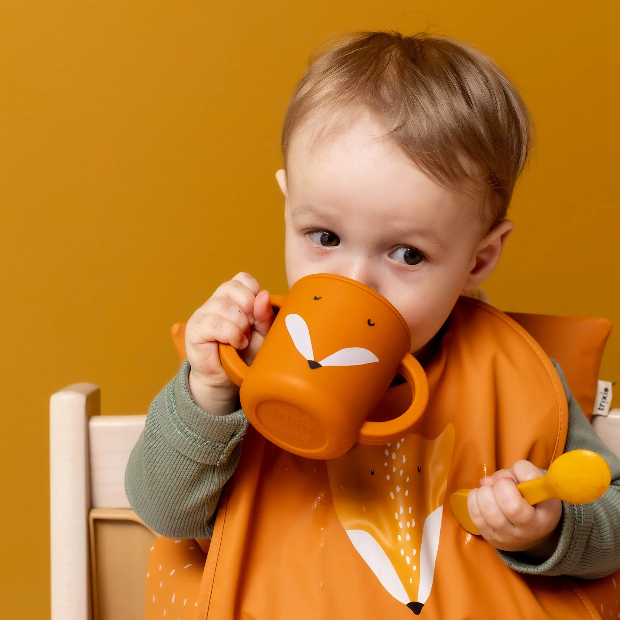 Trixie Silicone Sippy Cup - Mr. Fox