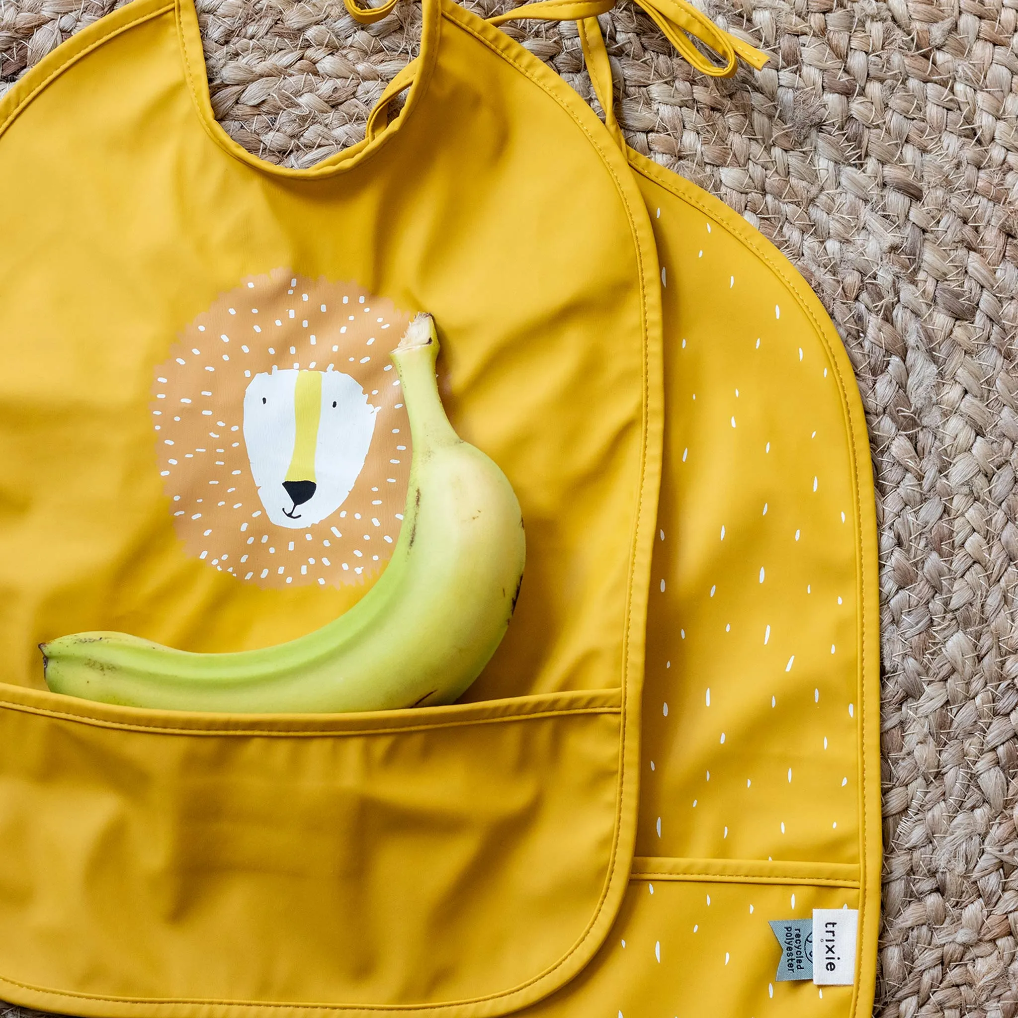 Trixie Waterproof Bib 2-Pack - Mr. Lion