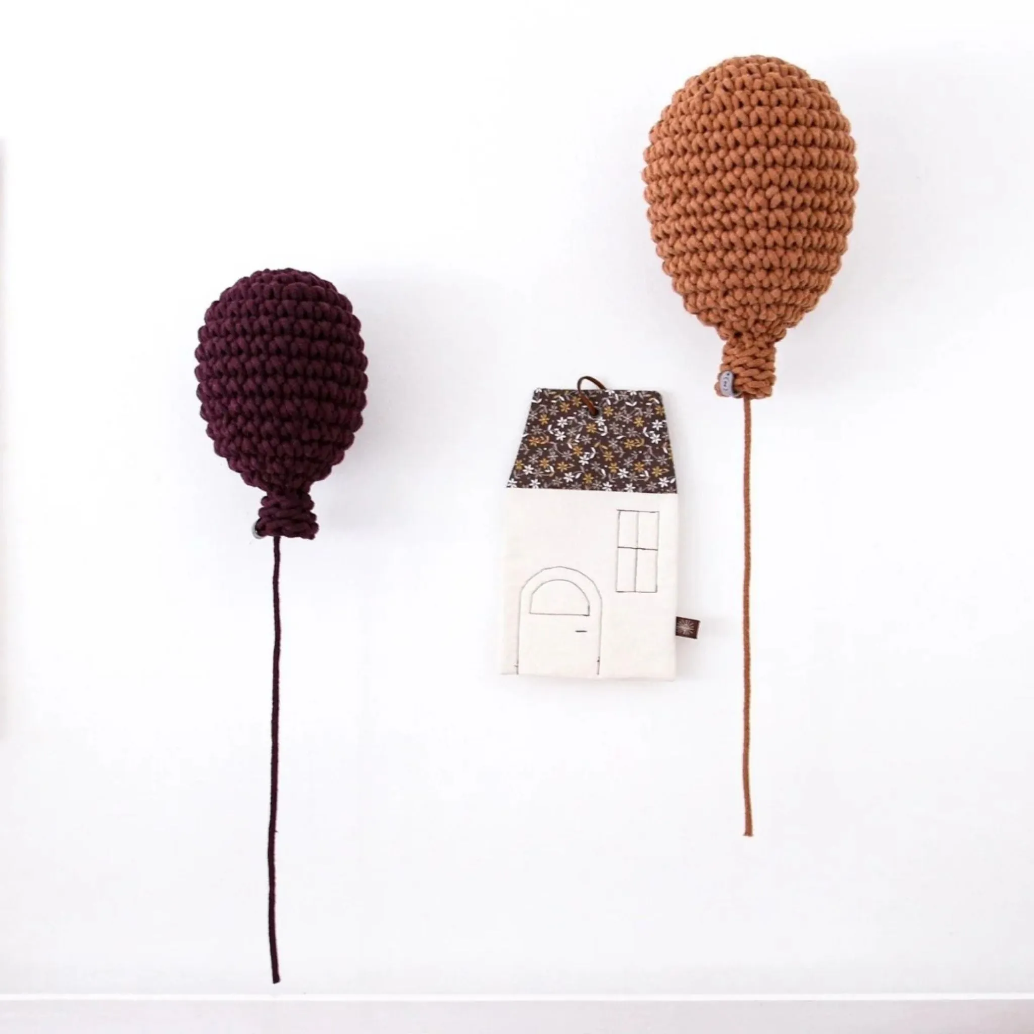 Zuri House Crochet Balloon - Mustard