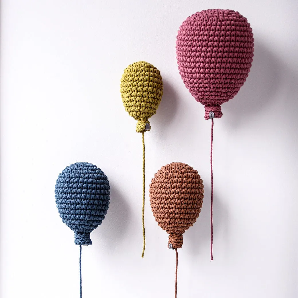 Zuri House Crochet Balloon - Powder Pink