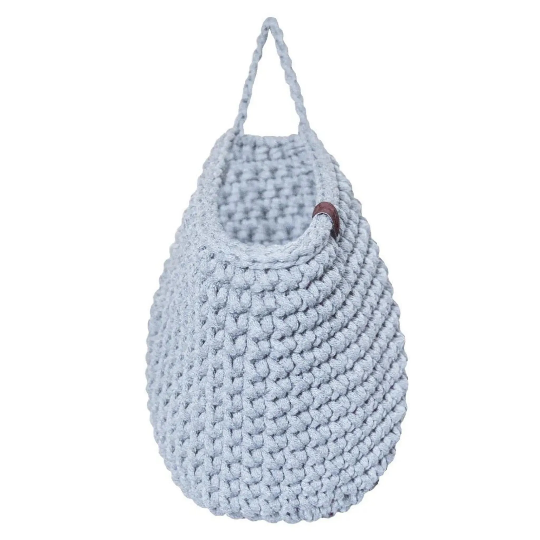 Zuri House Crochet Hanging Bags - Baby Blue