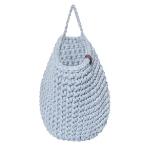 Zuri House Crochet Hanging Bags - Baby Blue