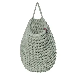 Zuri House Crochet Hanging Bags - Light Olive