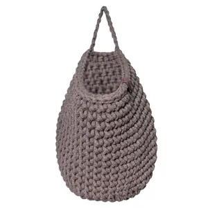 Zuri House Crochet Hanging Bags - Mocha