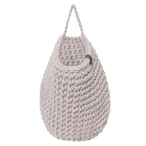Zuri House Crochet Hanging Bags - Oatmeal