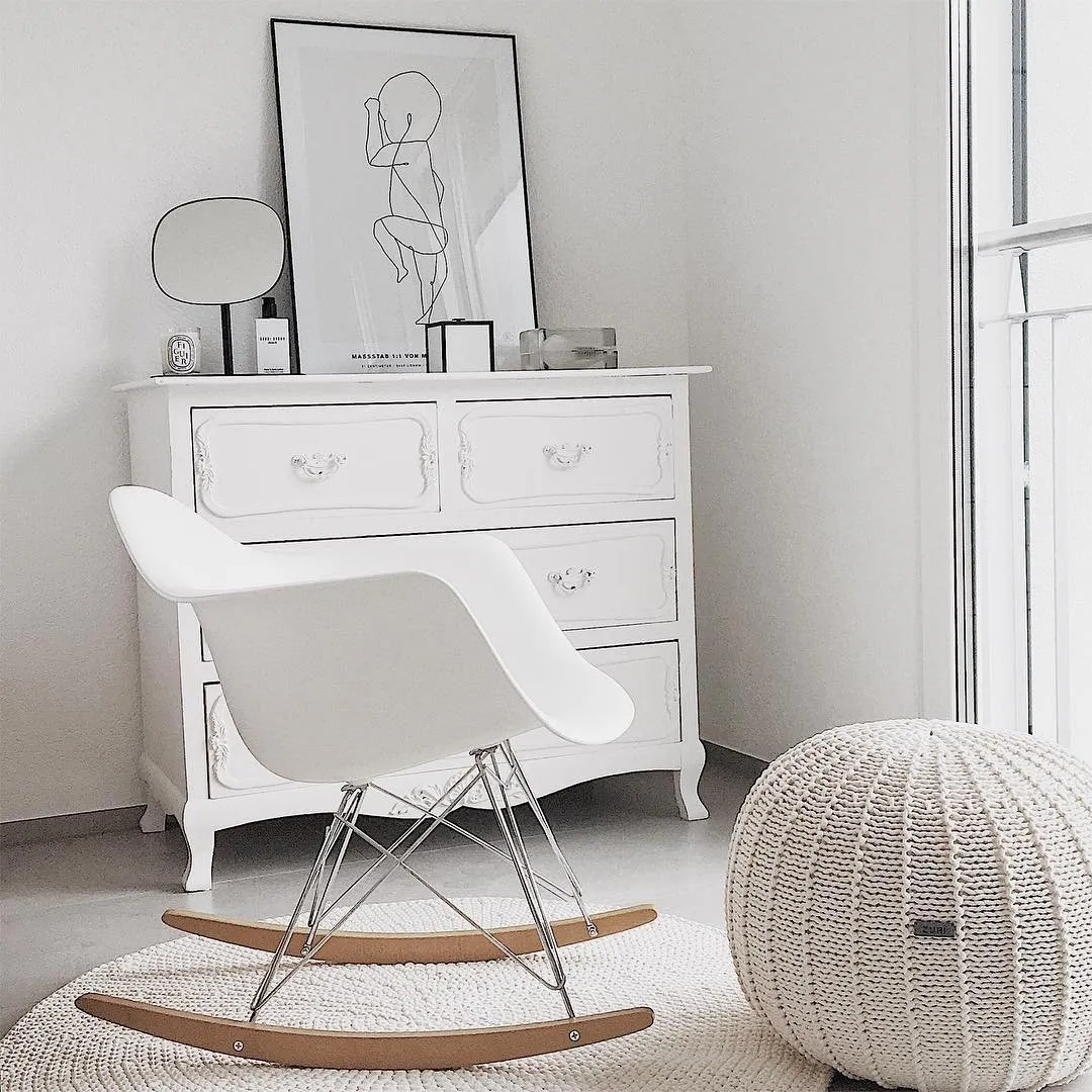 Zuri House Crochet Rug Moon - Ivory