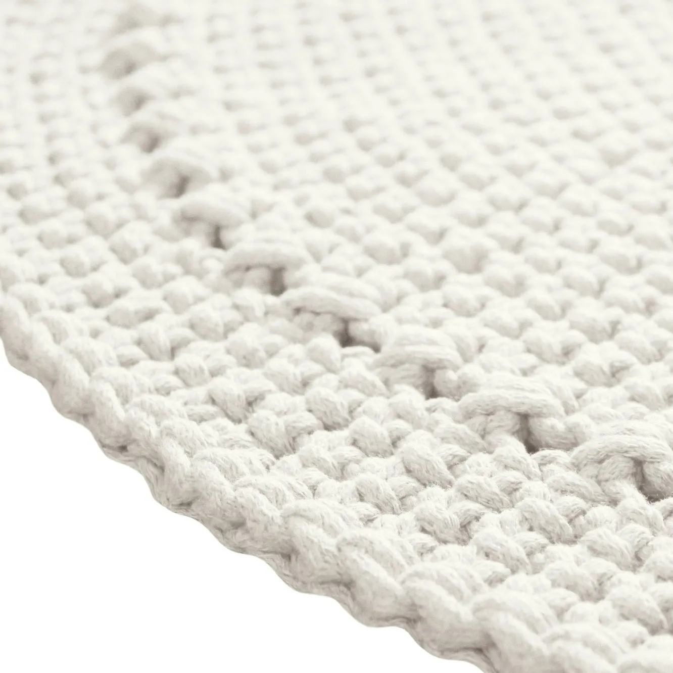 Zuri House Crochet Rug Nebo - Ivory