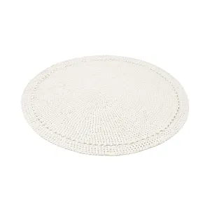 Zuri House Crochet Rug Nebo - Ivory