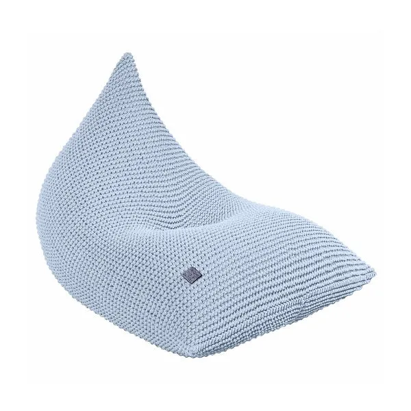Zuri House Kids Knitted Beanbag - Baby Blue