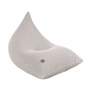 Zuri House Kids Knitted Beanbag - Oatmeal