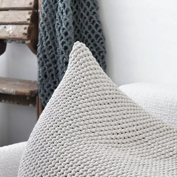 Zuri House Kids Knitted Beanbag - Oatmeal