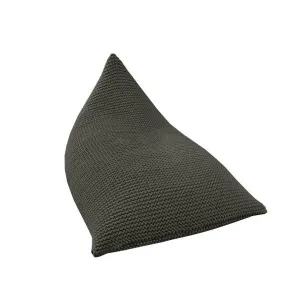 Zuri House Kids Knitted Beanbag - Olive Green