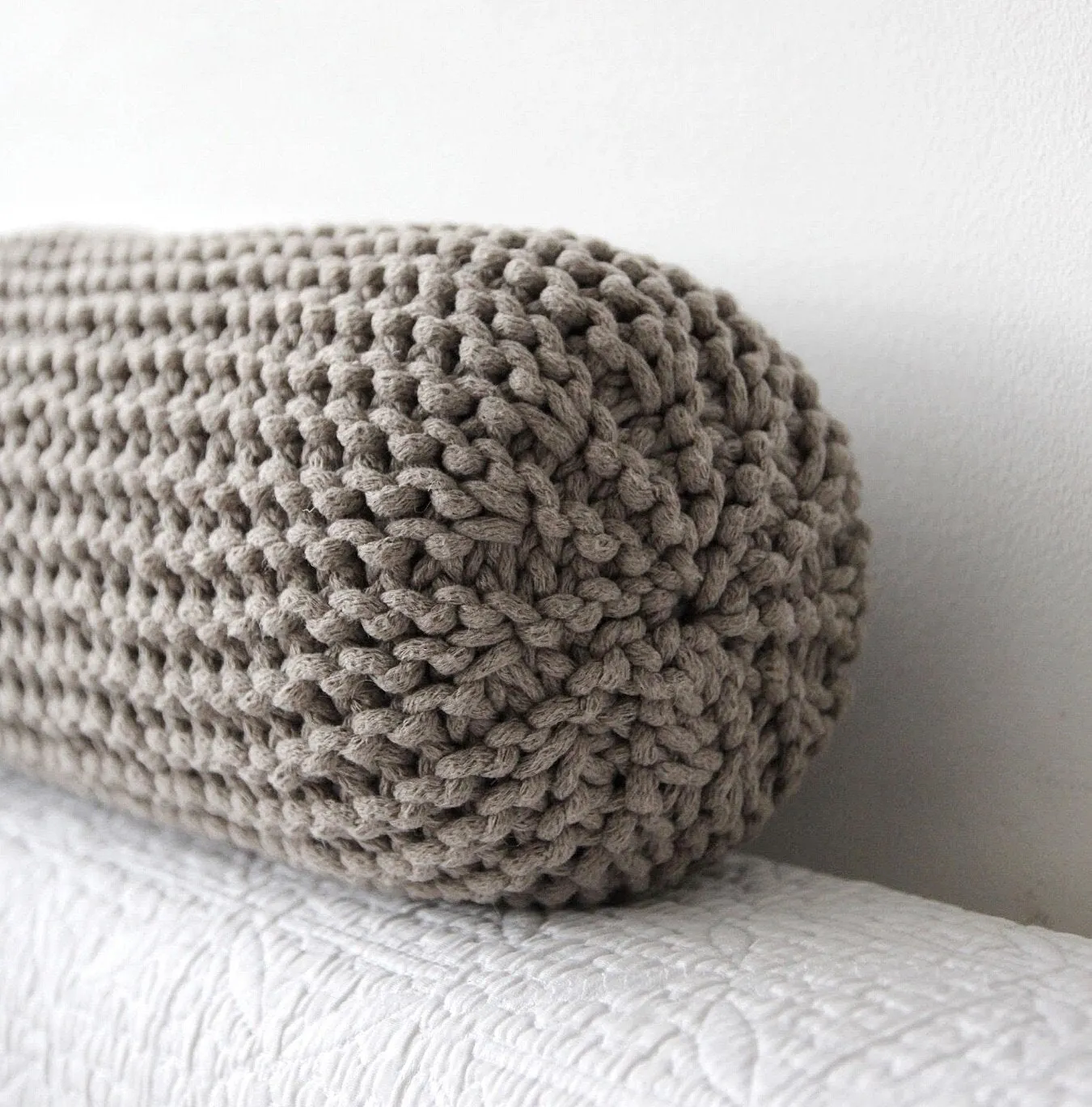 Zuri House Neck Cushion - Mocha